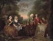 William Hogarth President Andrew and friends painting